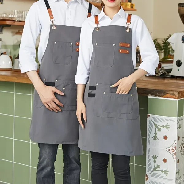 Delantal De Cocina Ajustable Unisex - Imagen 3